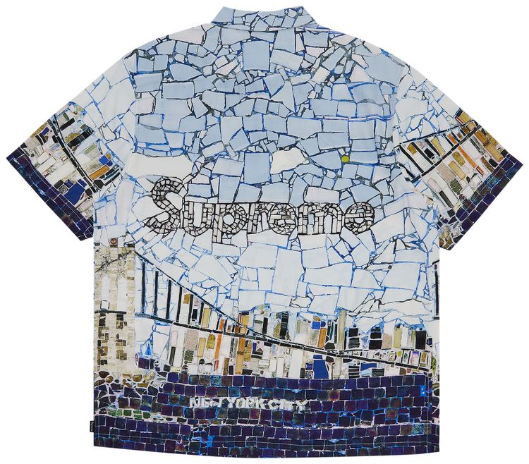 Supreme Mosaic Short Sleeve Shirt Multicolor