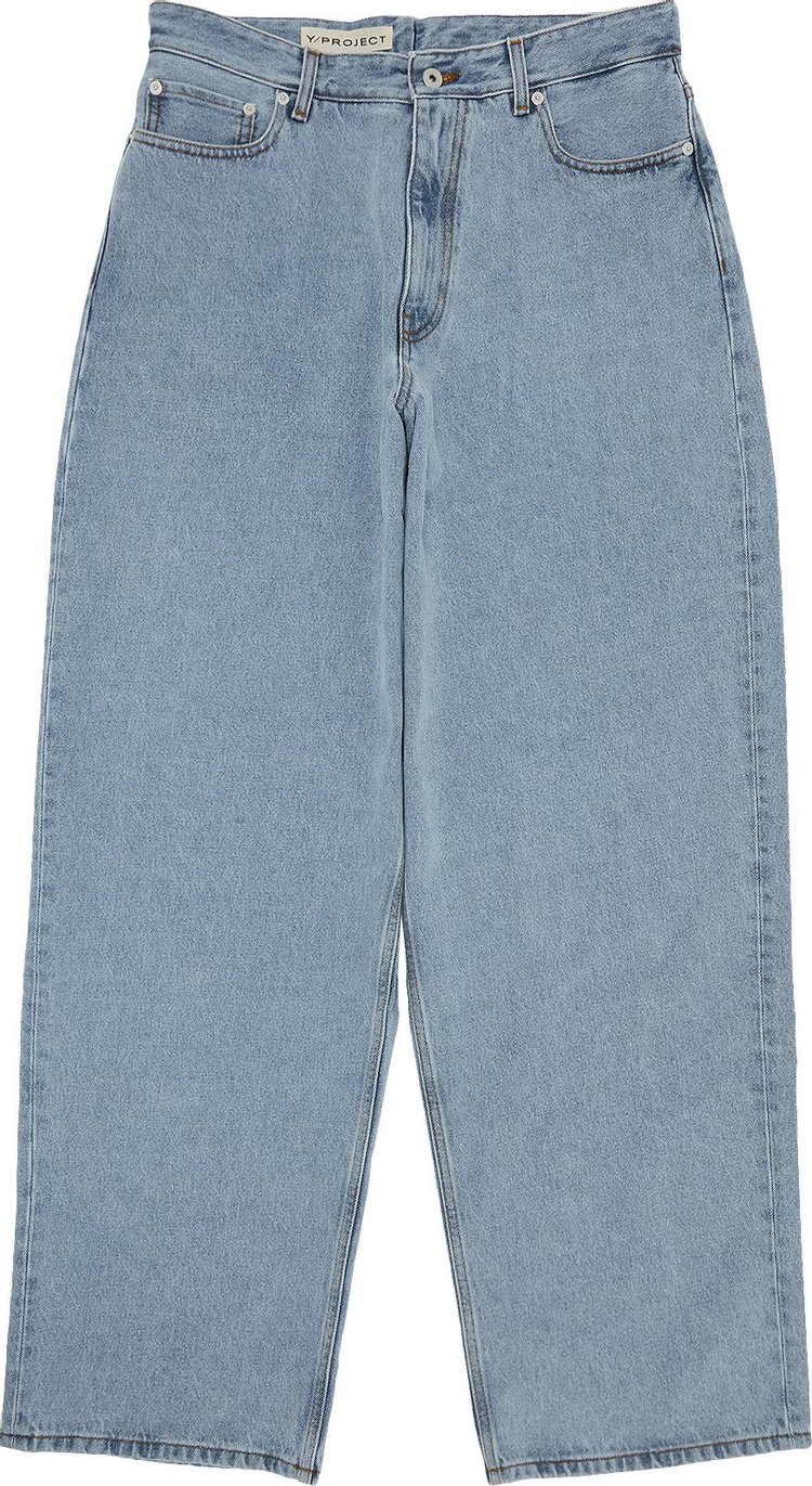 Y/Project Evergreen Multi Waistband Jeans 'Ice Blue'