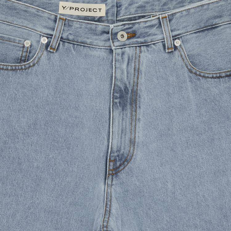 YProject Evergreen Multi Waistband Jeans Ice Blue