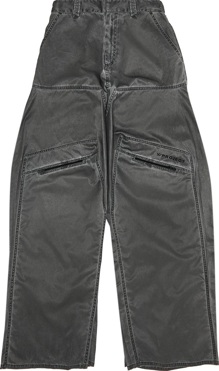 Y/Project Pop Up Pants 'Washed Black'