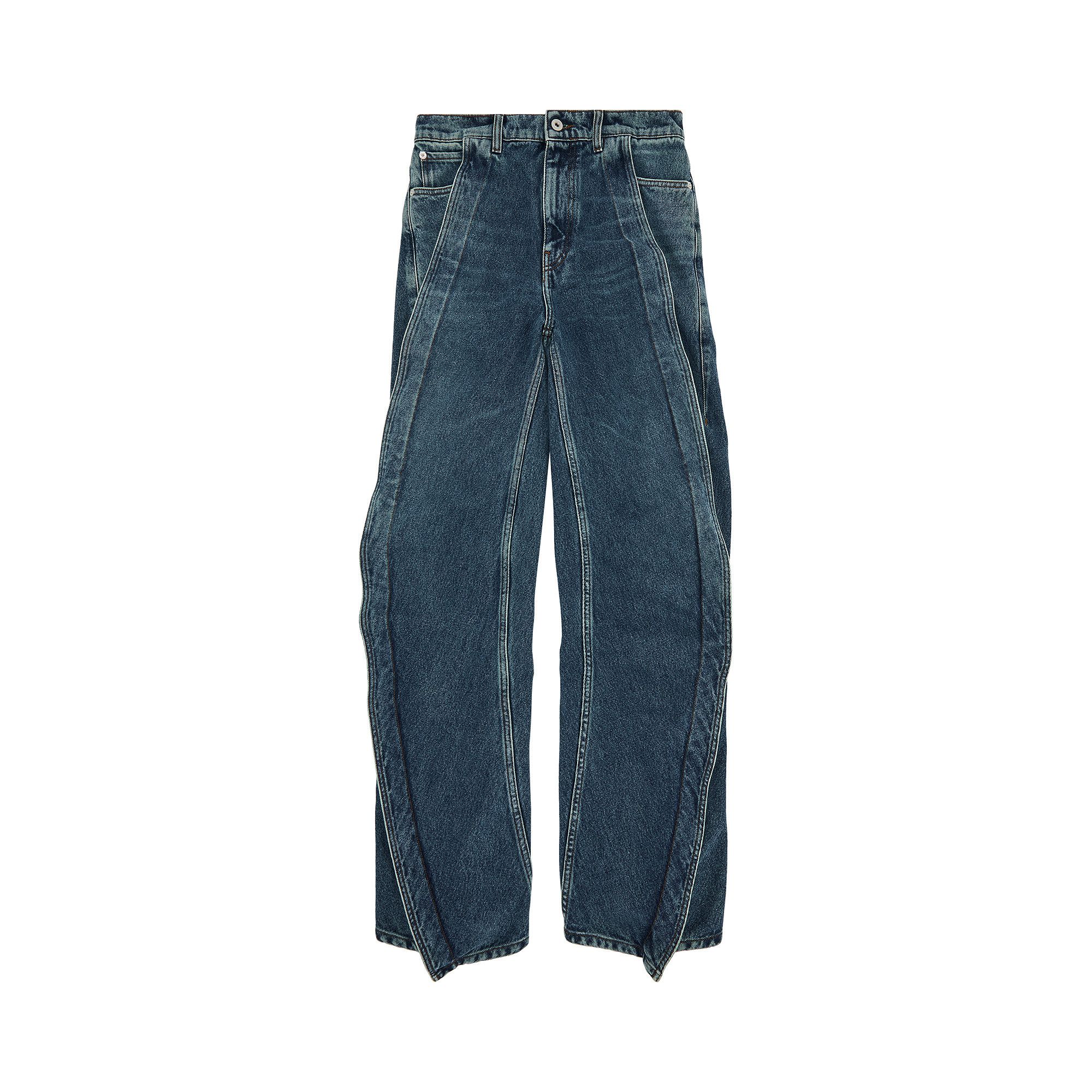 Buy Y/Project Evergreen Banana Jeans 'Vintage Blue' - 207PA004 B VINT | GOAT