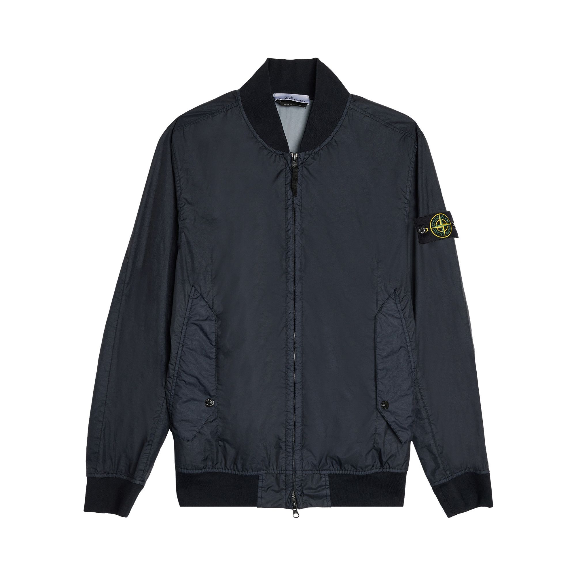 Stone island navy bomber jacket top