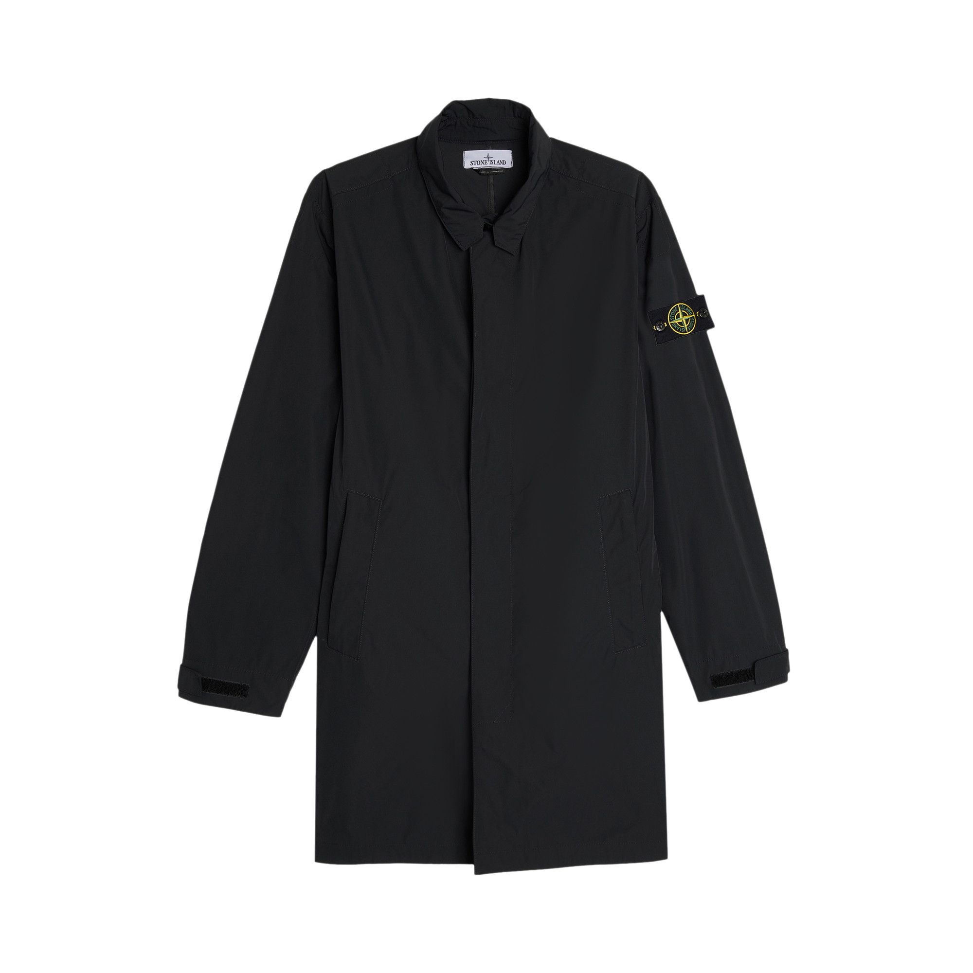 Buy Stone Island Trench Coat 'Black' - 801570526 V0029 | GOAT
