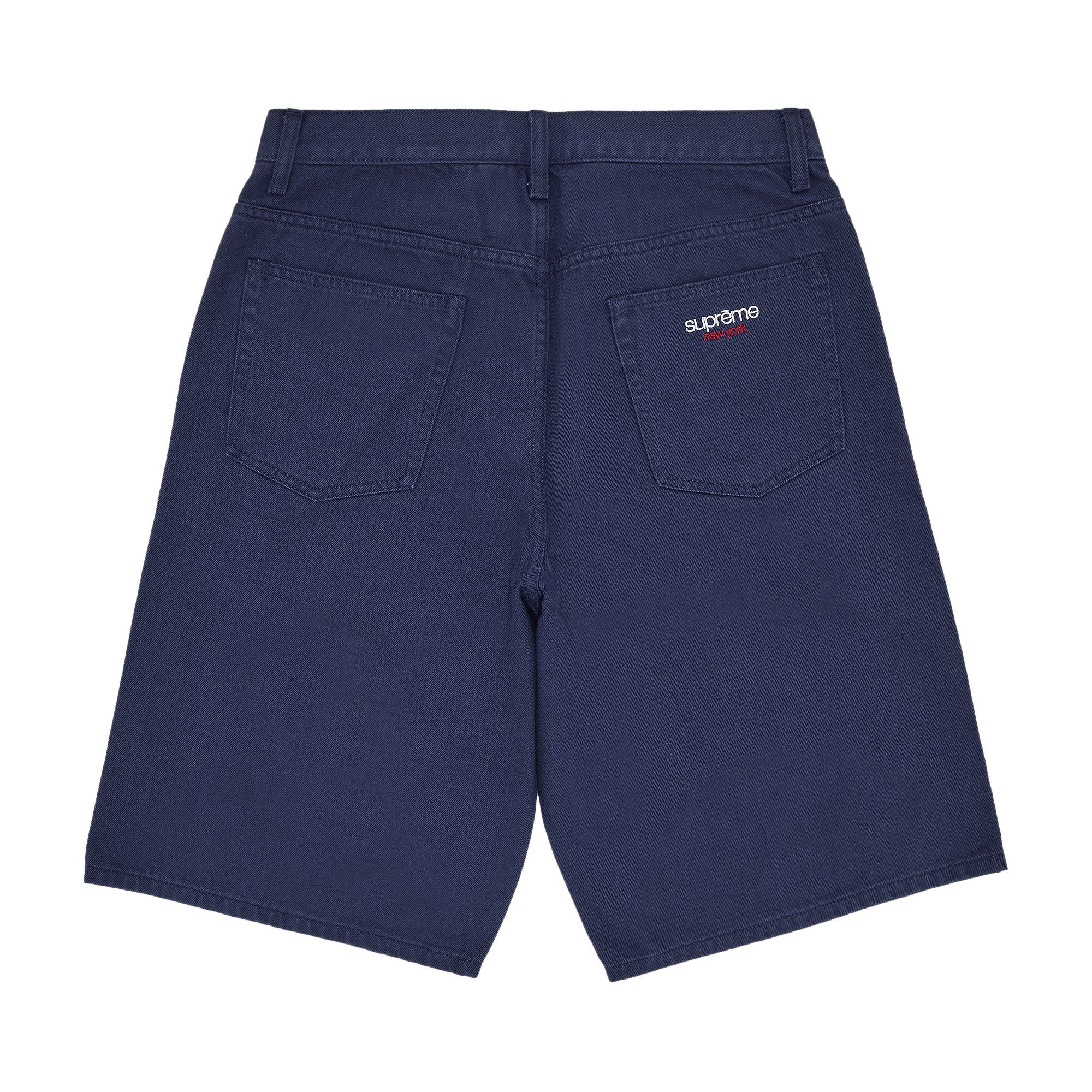 偉大な Buy GOAT | NAVY SS24SH12 - 'Navy' Short Denim Baggy Supreme パンツ