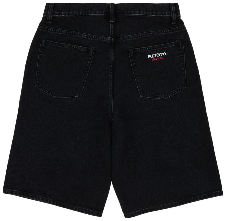 Supreme Baggy Denim Short Black