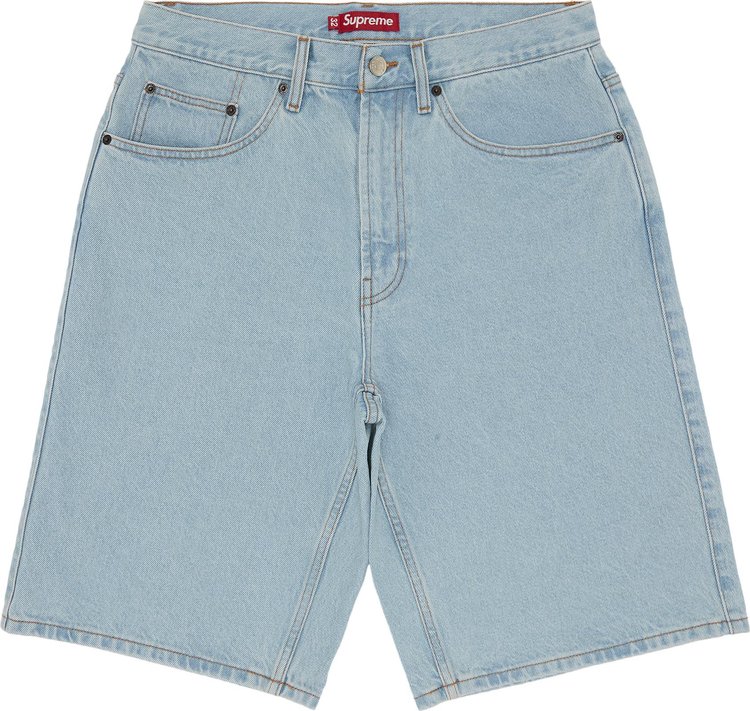 Supreme Baggy Denim Short Washed Indigo