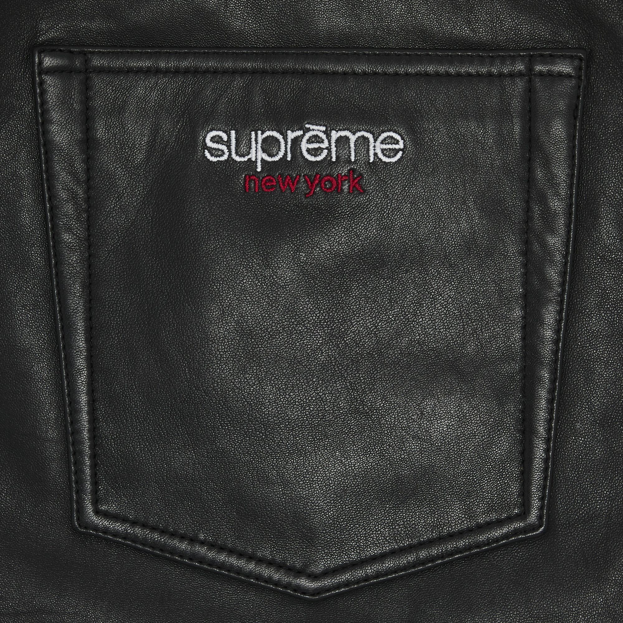 Buy Supreme Baggy Leather Short 'Black' - SS24SH35 BLACK | GOAT Buy Supreme Baggy Leather Short 'Black' - SS24SH35 BLACK | GOAT