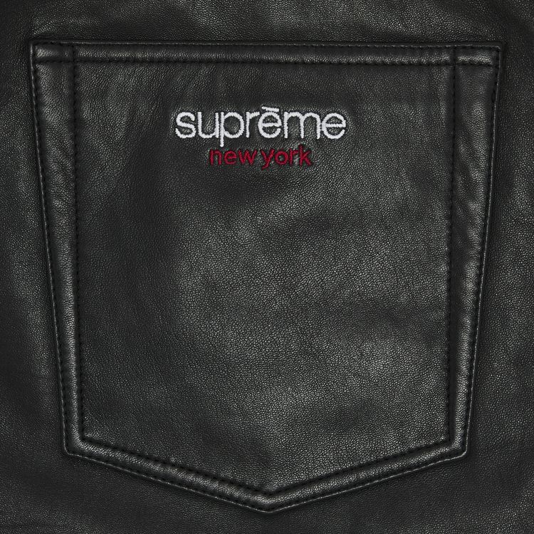 Buy Supreme Baggy Leather Short  