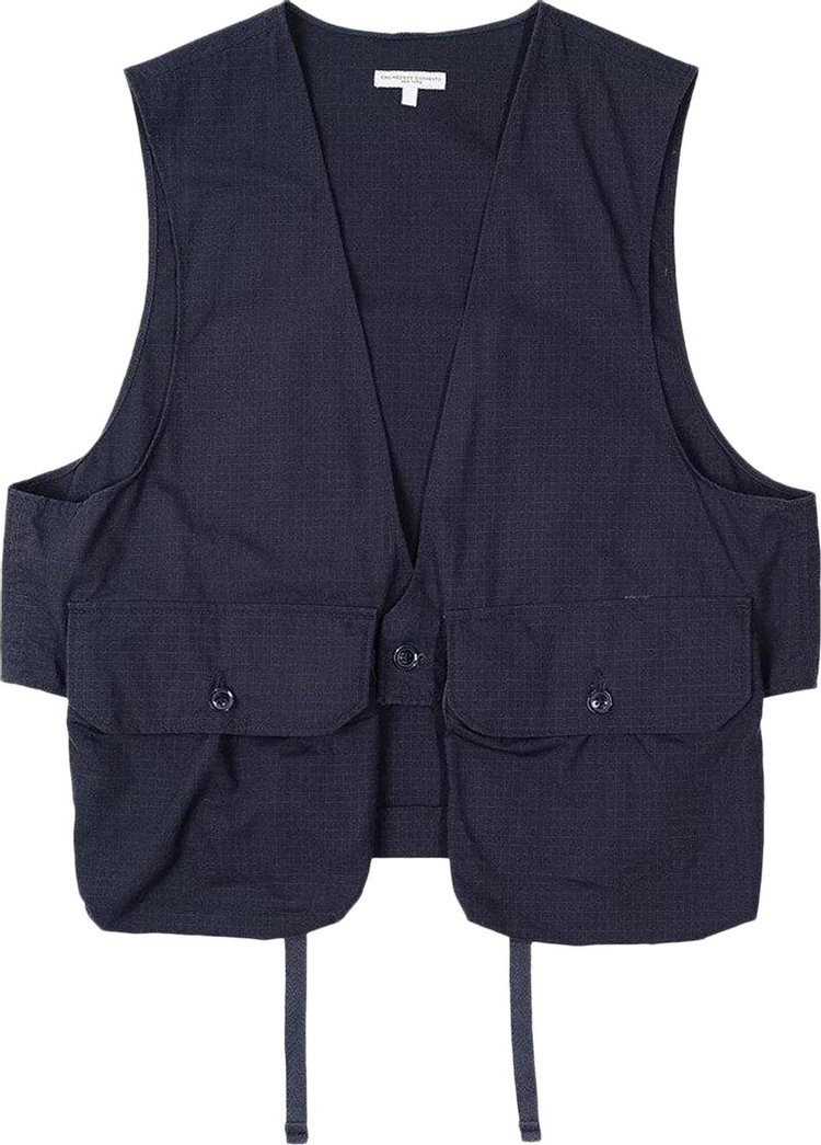 Engineered Garments Fowl Vest Dark Navy