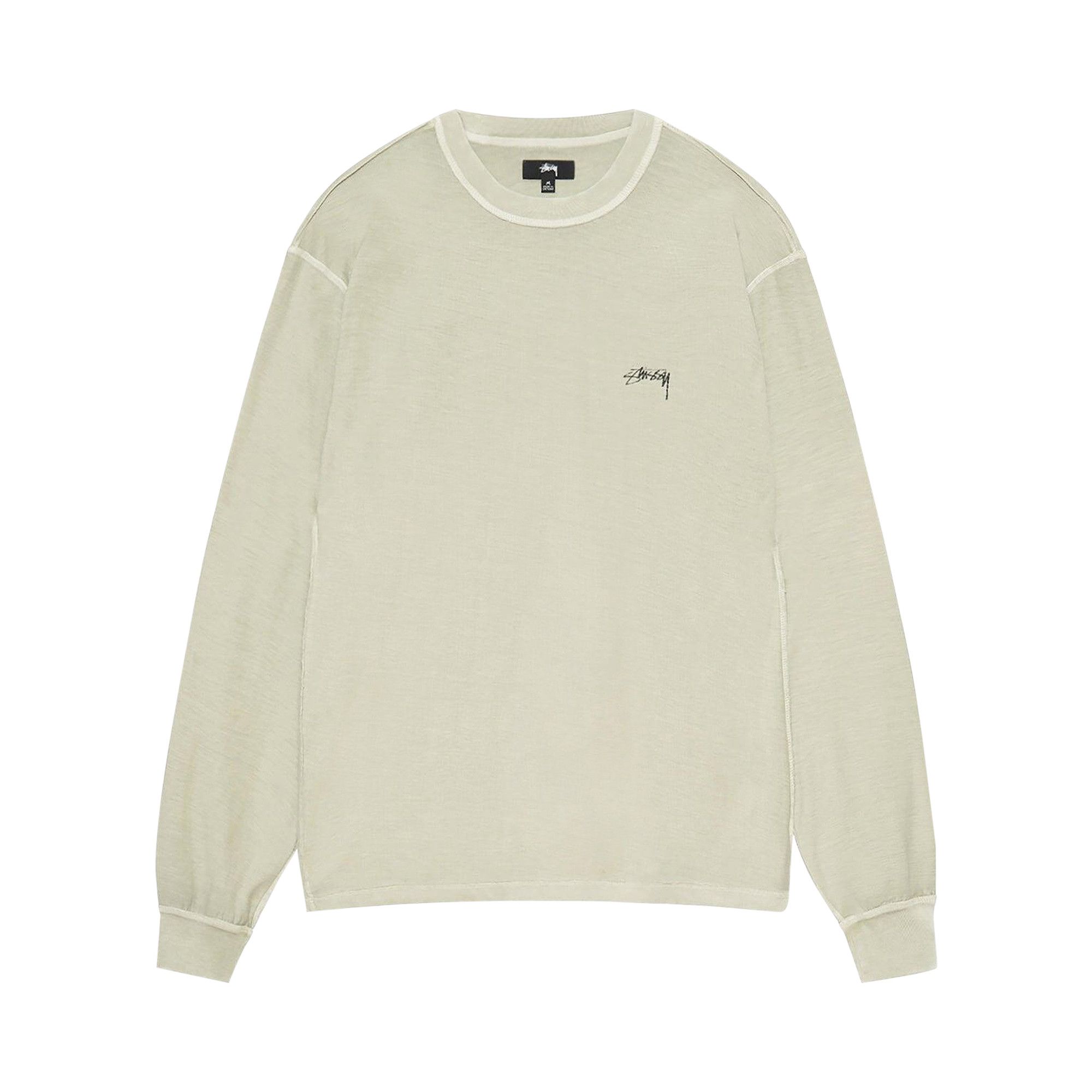 Stussy Lazy Long Sleeve T-Shirt - Bone – Goodhood