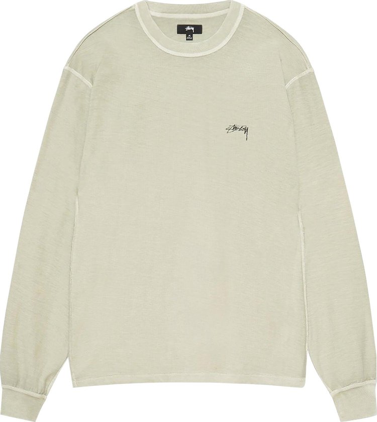 Stussy Lazy Long Sleeve Tee Sage