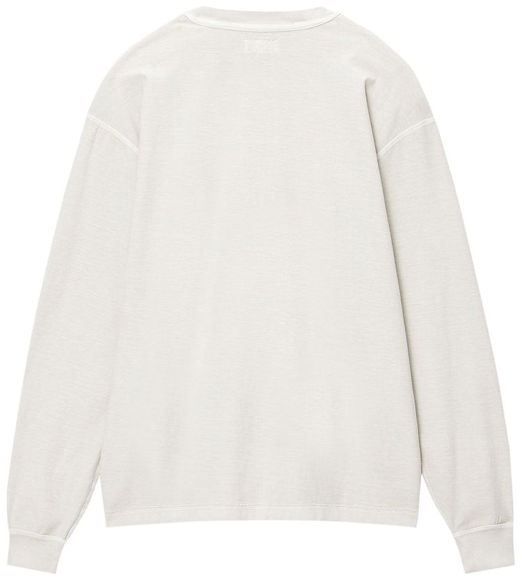 Stussy Lazy Long Sleeve Tee Bone