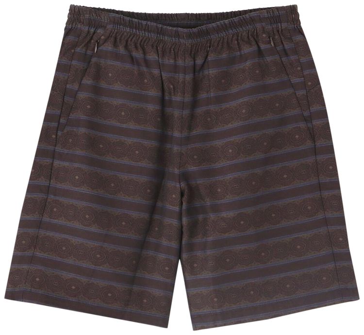 Needles Basketball Short Brown