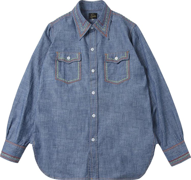 Needles Work Shirt 'Blue'