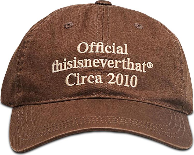 thisisneverthat Times Cap 'Brown'