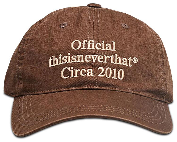thisisneverthat Times Cap Brown