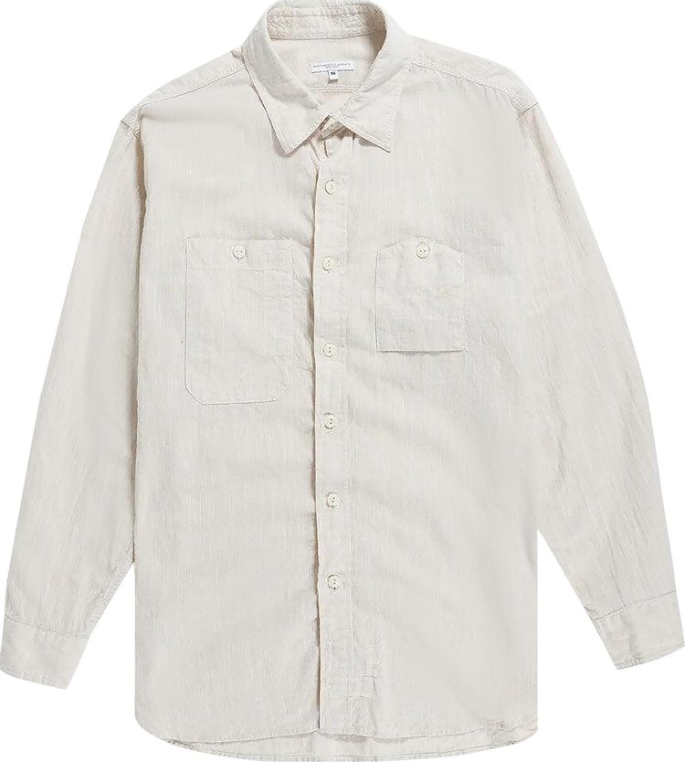 Engineered Garments Work Long Sleeve Shirt Beige