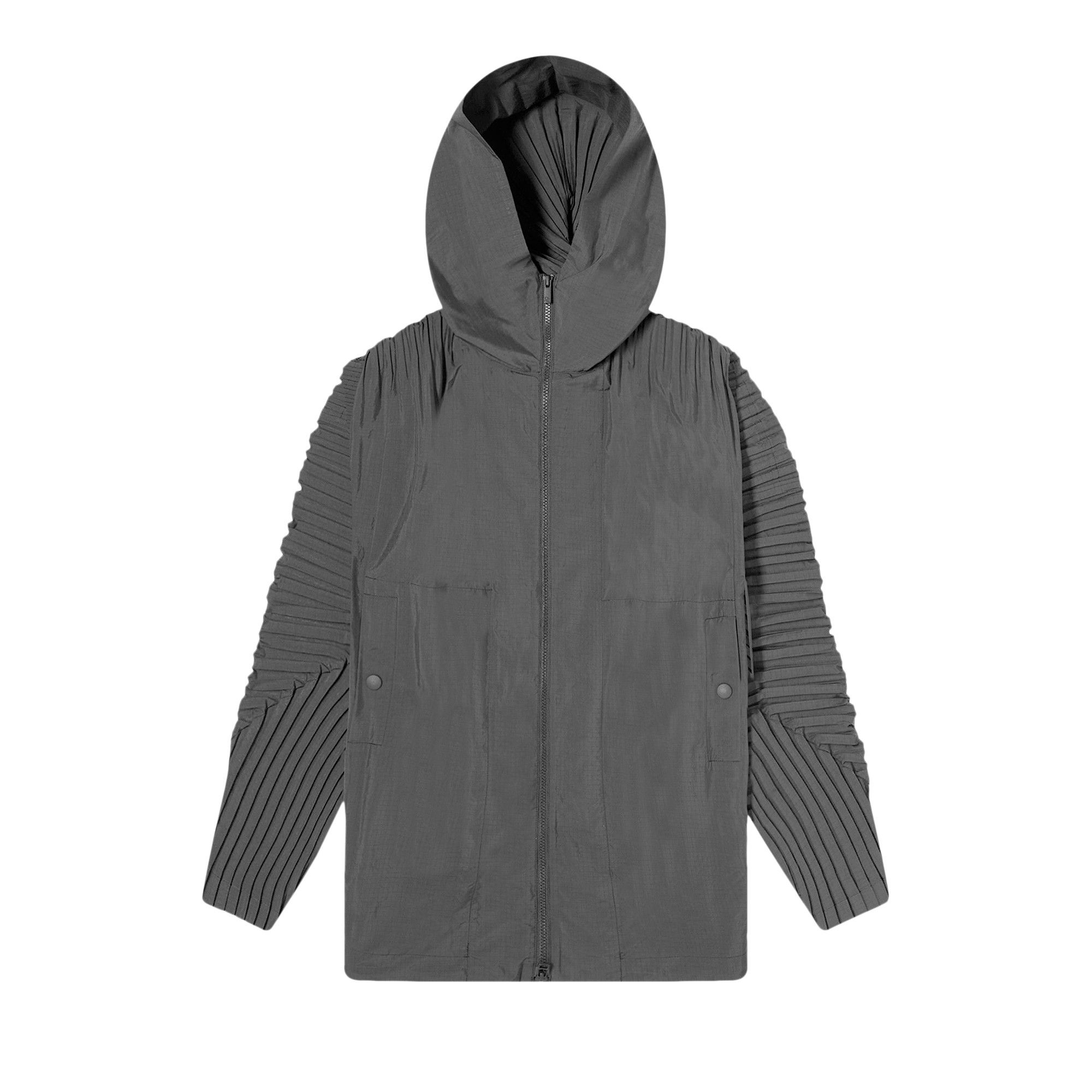 Buy Homme Plissé Issey Miyake Cascade Jacket 'Black' - HP46FC276