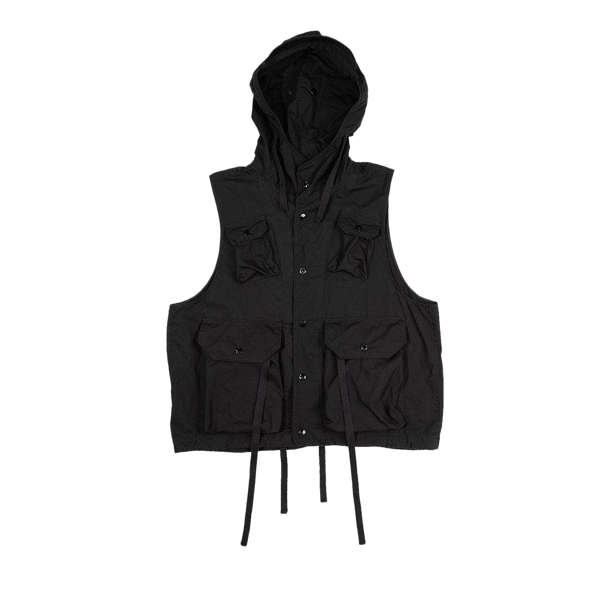 Buy Engineered Garments Field Vest 'Black' - 24S1C004 BLAC | GOAT