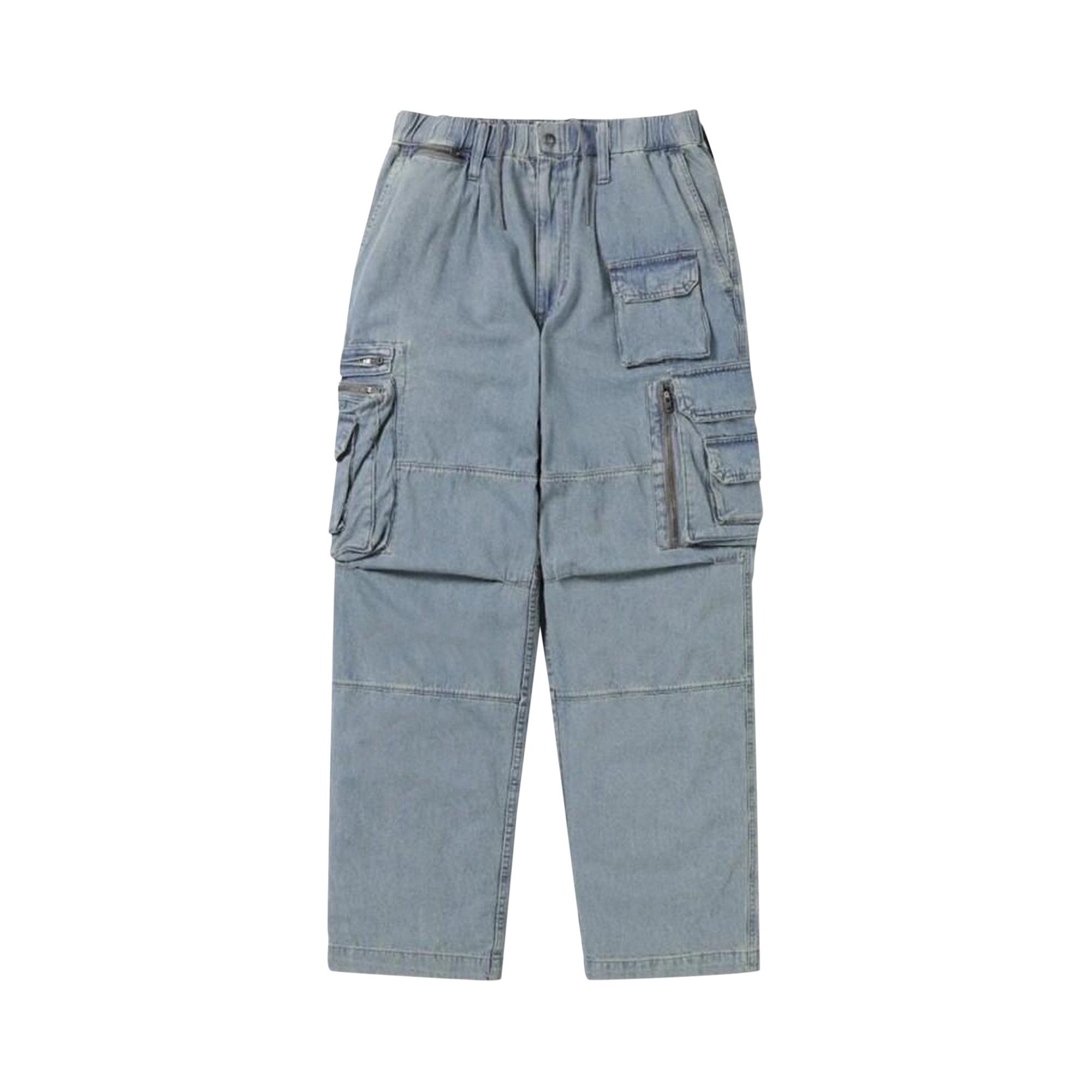 Buy thisisneverthat Crazy Multi Zip Pant 'Washed Blue