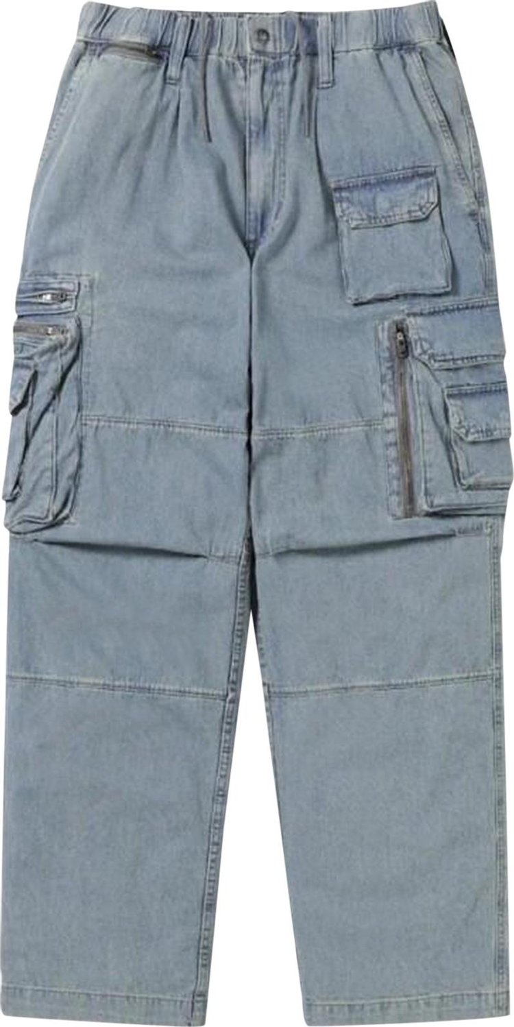 thisisneverthat Crazy Multi Zip Pant 'Washed Blue'