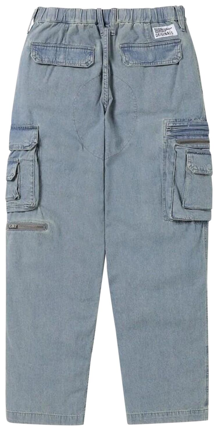 thisisneverthat Crazy Multi Zip Pant Washed Blue