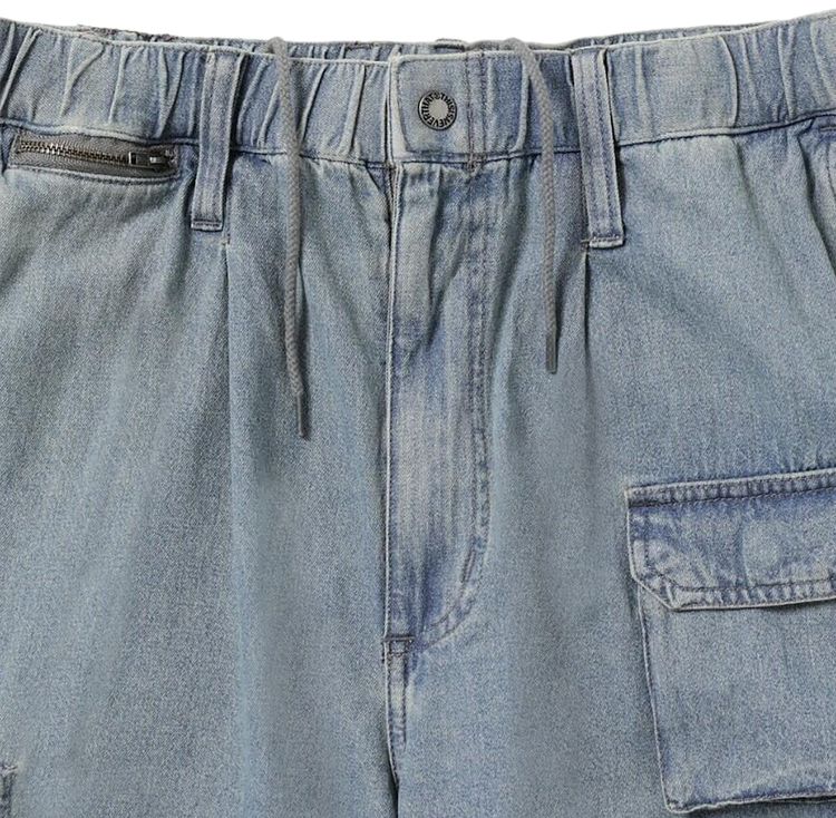 thisisneverthat Crazy Multi Zip Pant Washed Blue