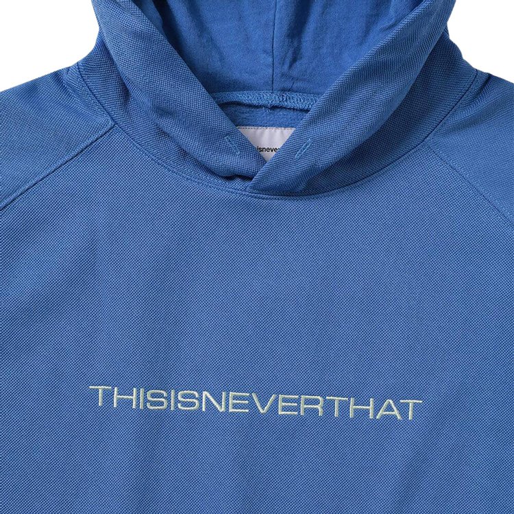 thisisneverthat Raglan Jersey Hoodie Ultramarine