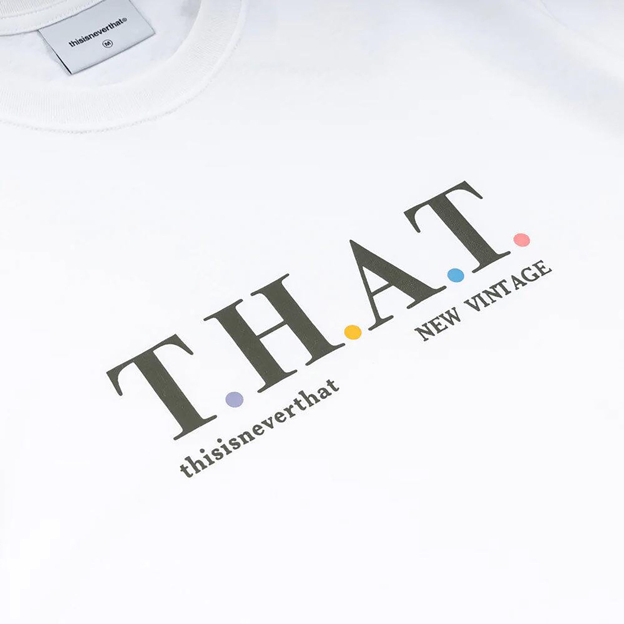 Buy thisisneverthat T.H.A.T. Tee 'White' - TN241TTSST14 WHIT