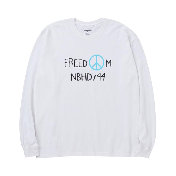 Neighborhood Long Sleeve NH 8 Tee White
