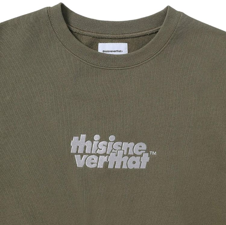 thisisneverthat OL Logo Crewneck Olive