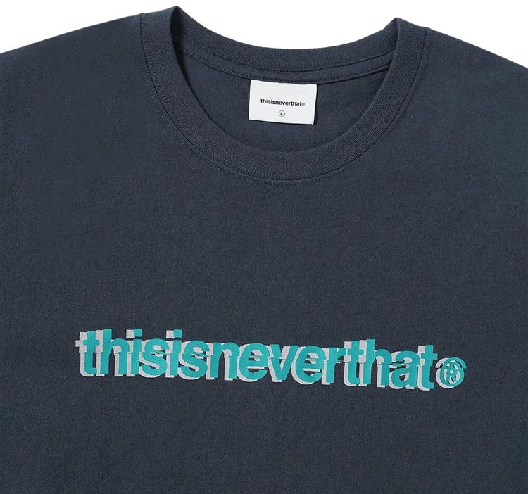 thisisneverthat Cracked T Logo Tee Navy