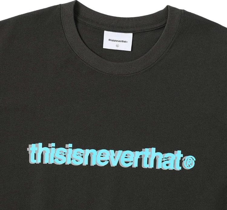 thisisneverthat Cracked T Logo Tee Off Black