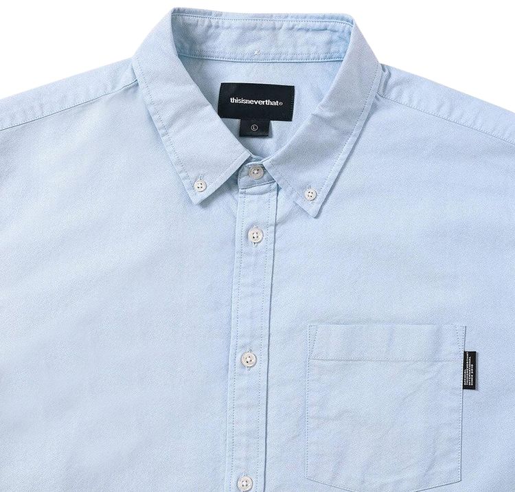 thisisneverthat Oxford Short Sleeve Shirt Light Blue