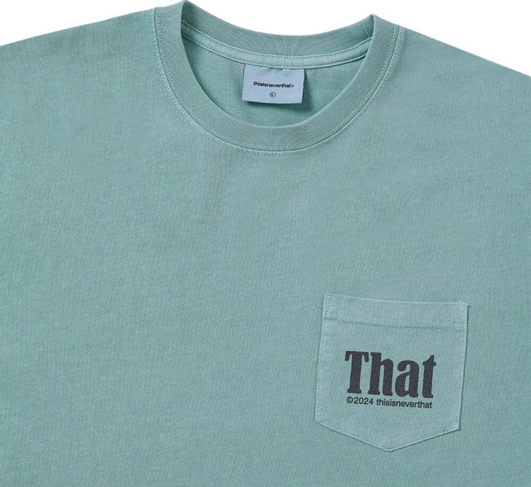 thisisneverthat That Pocket Long Sleeve Tee Light Teal