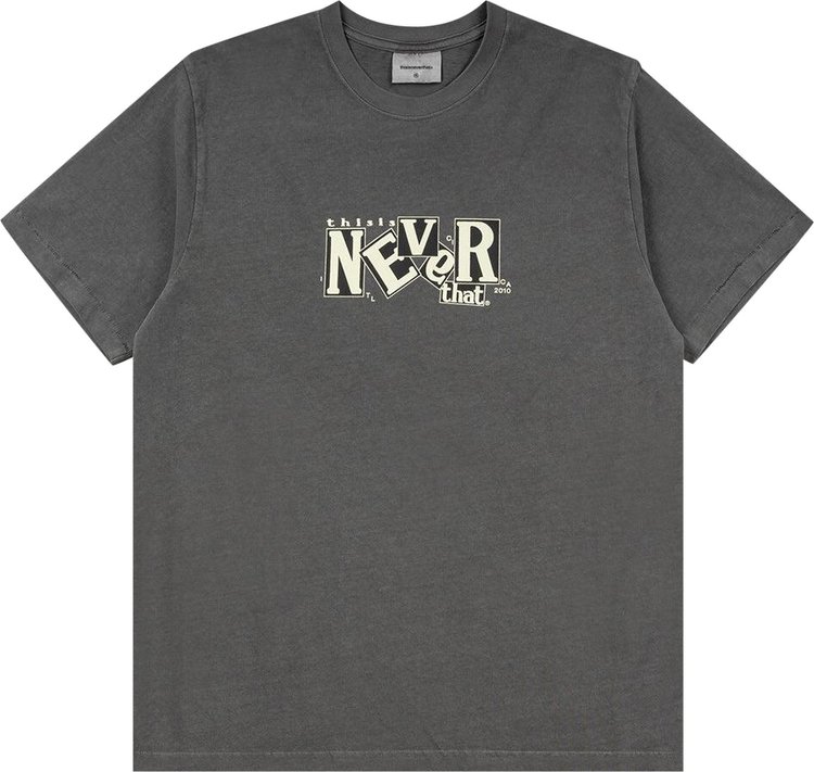 thisisneverthat Records Tee 'Charcoal'