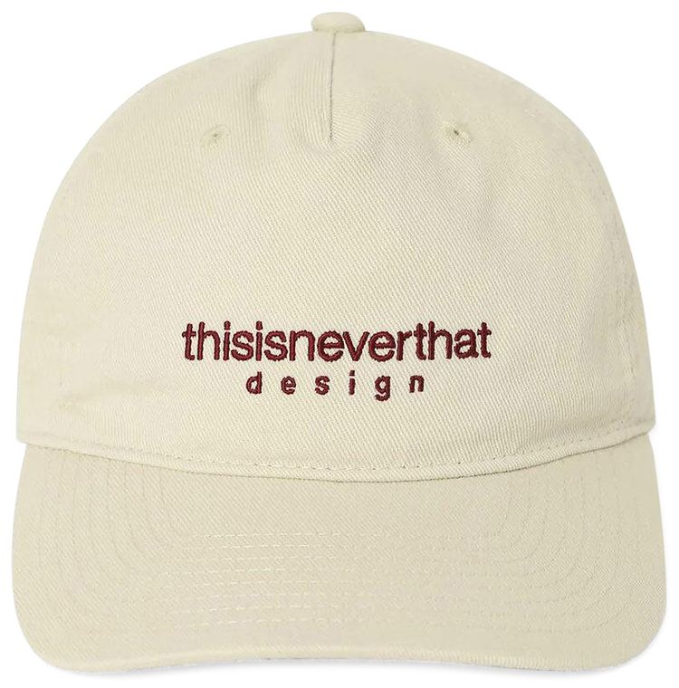thisisneverthat L Logo Cap Ivory