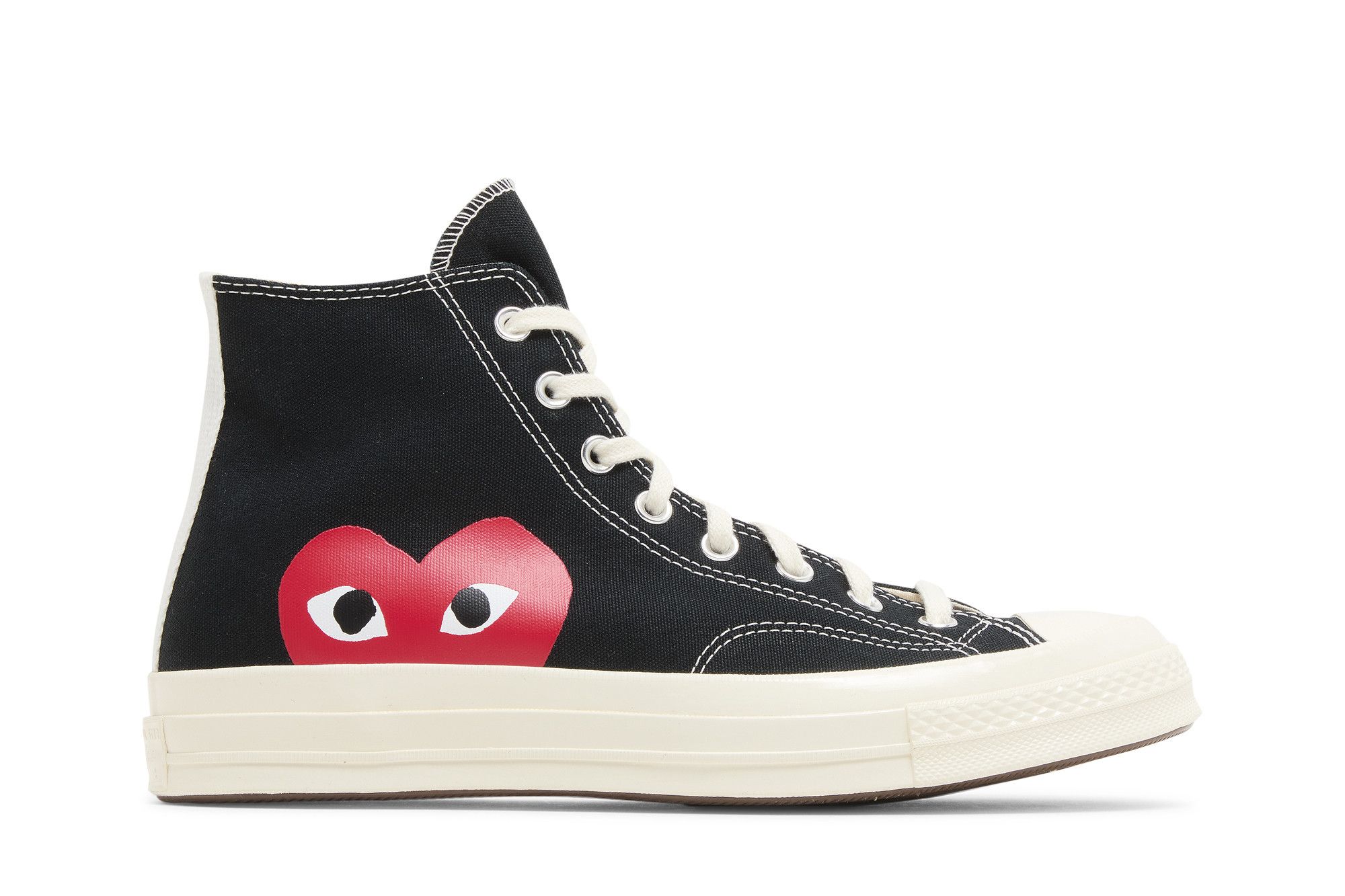 Buy Comme des Garcons PLAY x Chuck 70 High Black 2023 A08791C GOAT