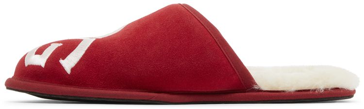UGG Scuff Slipper Logo   Samba Red