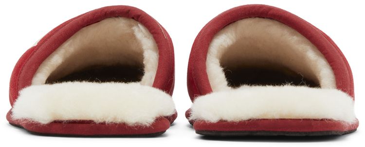 UGG Scuff Slipper Logo   Samba Red