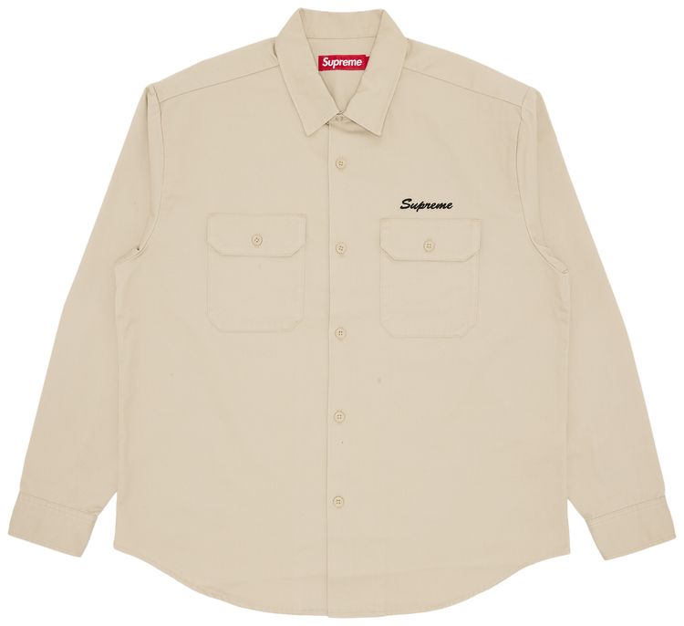 Supreme Our Lady Work Shirt Khaki