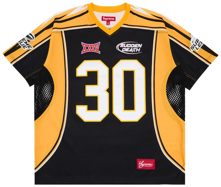 Buy Supreme Sudden Death Football Jersey 'Black' SS24KN28 BLACK GOAT