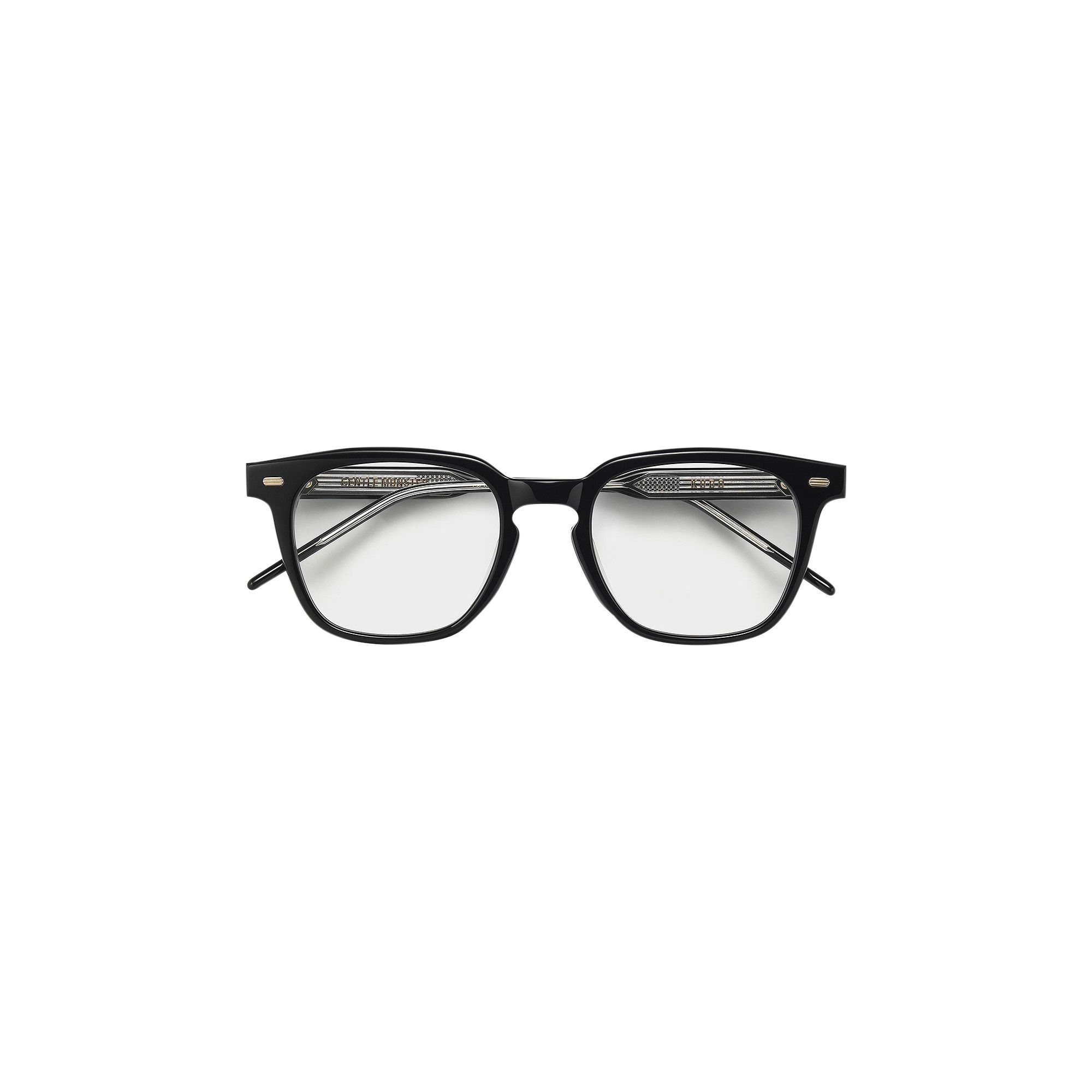 Buy Gentle Monster Kubo 01 Glasses 'Black/Clear' - KUBO 01 BLAC | GOAT