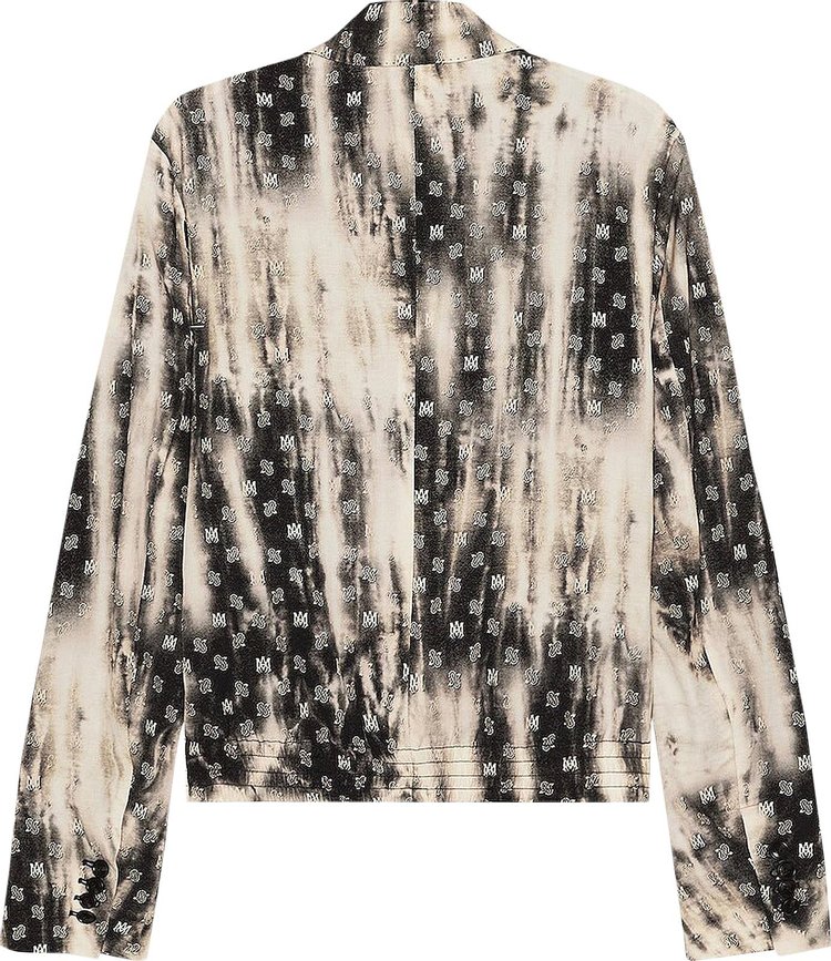 Amiri Bleached MA Paisley Work Jacket BlackWhite