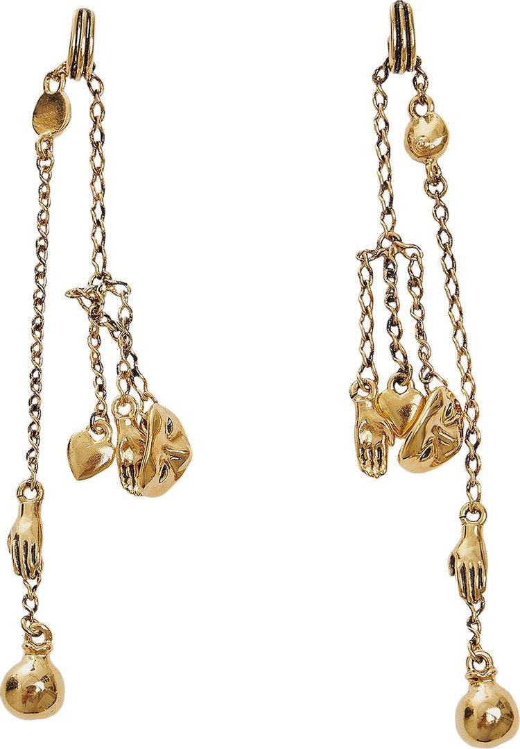 Lemaire Estampe Earrings 'Old Gold'