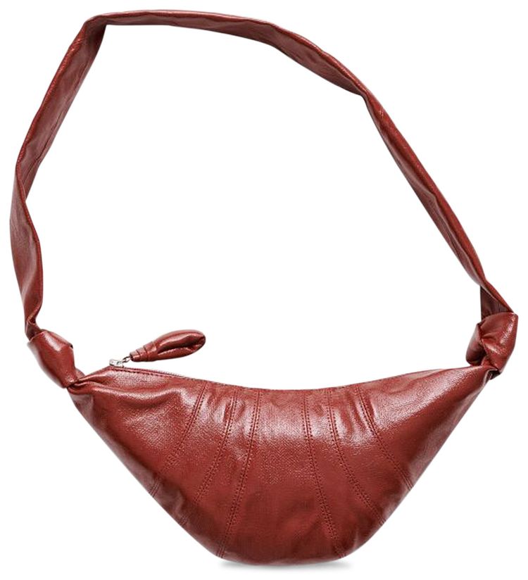 Lemaire Small Croissant Bag Brick Red