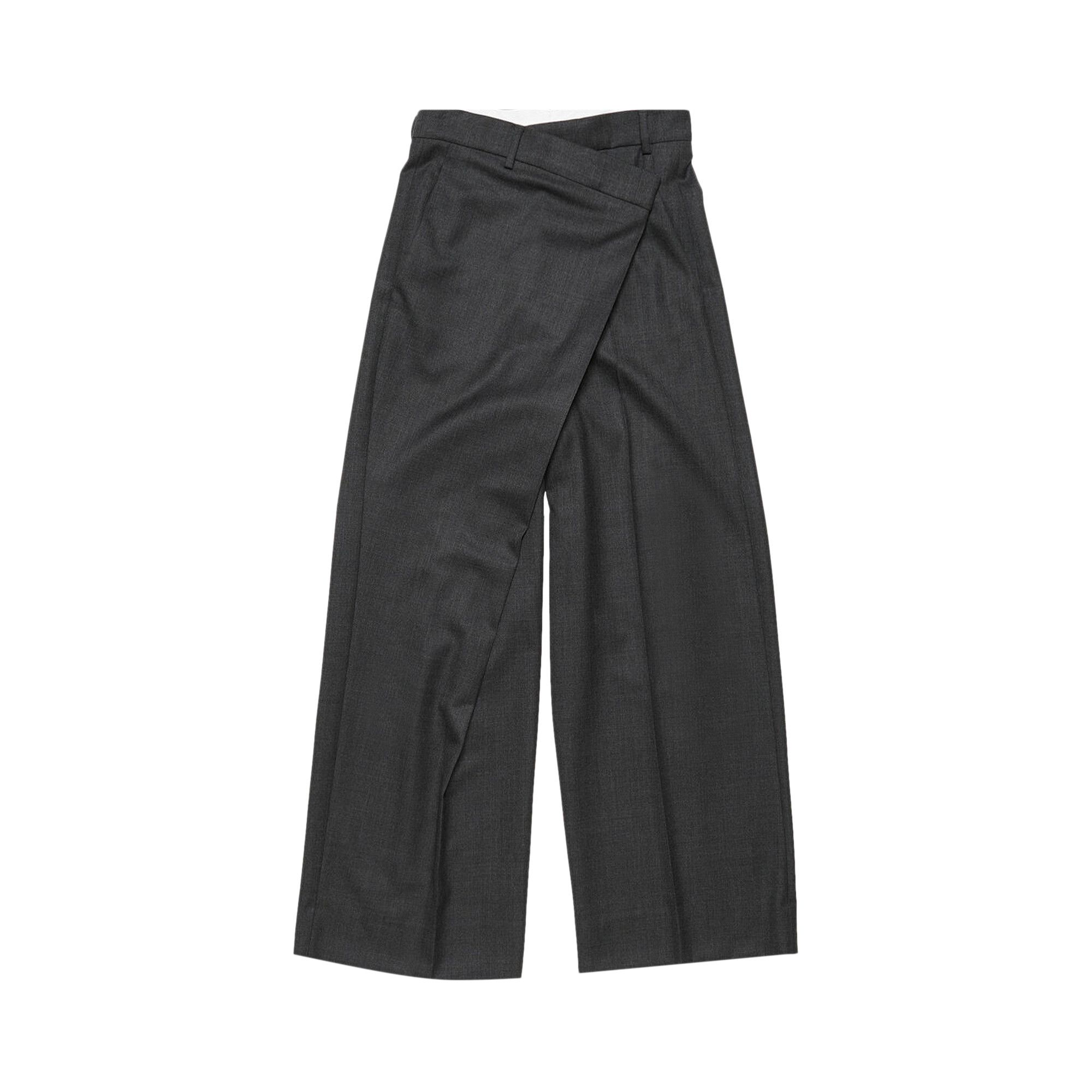 Buy Acne Studios Tailored Wrap Trouser 'Grey' - AK0642 GOAT GREY