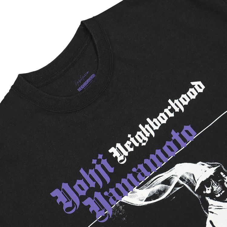 Yohji Yamamoto Pour Homme x Neighborhood PT Short Sleeve T Shirt Black