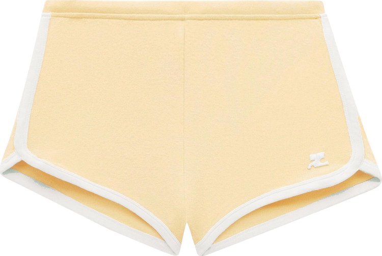 Courreges Contrast Mini Short PollenHeritage White