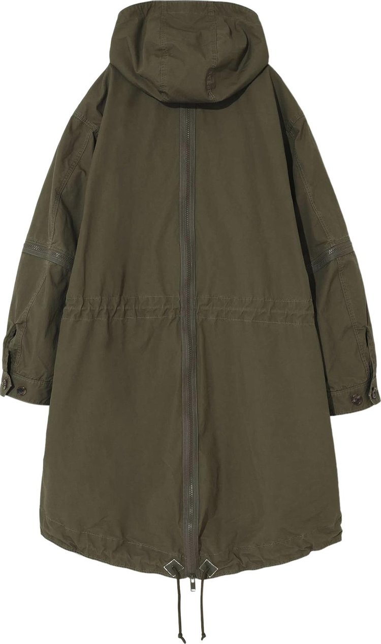 Undercover Utilitarian Military Coat Khaki